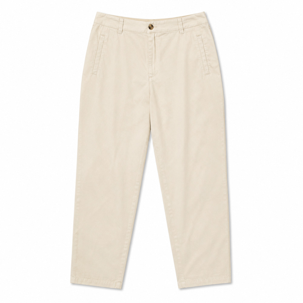 Vintage Talbots Pants Womens Size 10 Light Tan High Rise 100% Cotton Office NWT
